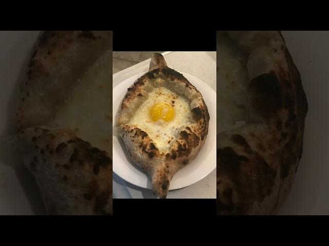 My Georgian "Cheeseboat" - Acharuli Khachapuri in the Italian "PizzaParty" oven!