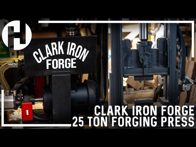 The Clark Iron 25 Ton Forging Press