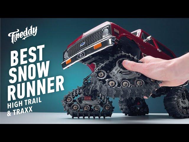 Let's make a Chevy K5 ready for the harshest conditions. Deep-Terrain Track Set Traxx by Traxxas.