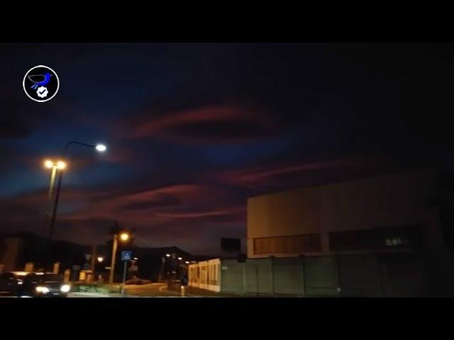 Strange cloud formation sign of Apocalypse? recorded over Italy!July 30,2018