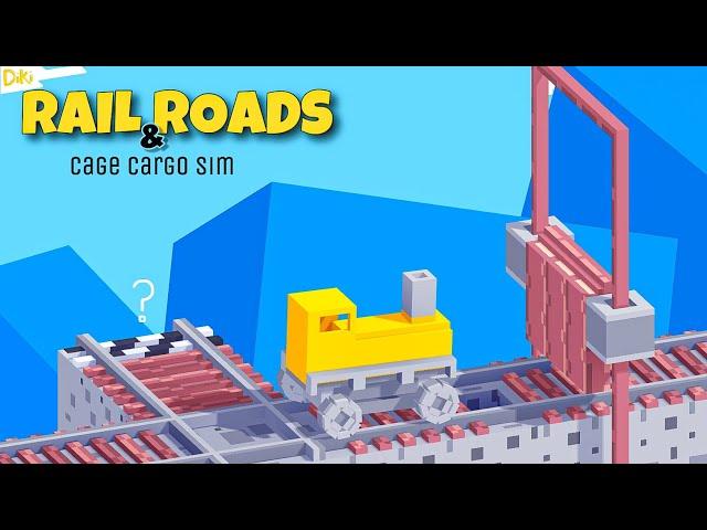 Fancade Rail roads & Cage Cargo Sim gameplay