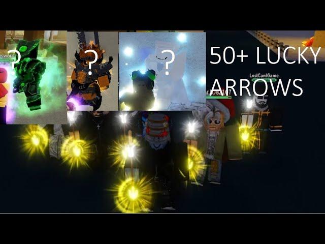 [YBA] Using 50+ LUCKY ARROWS in Your Bizarre Adventure