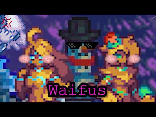 Cute Waifus in Terraria Calamity Mod