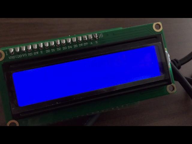 Arduino: LCD 1602 - Hello World - Demo