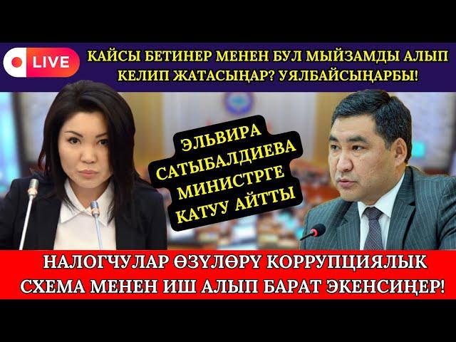 САЛЫКЧЫЛАР КОРРУПЦИЯЛЫК ЖОЛ МЕНЕН МАМЛЕКЕТКЕ 3 МЛРД ЧЫГЫМ АЛЫП КЕЛГЕН