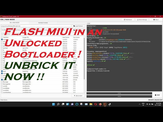 Flash MIUI without Unlocking The Bootloader | Flash Bricked Device Xiaomi | Redmi Note 4 Unbricked