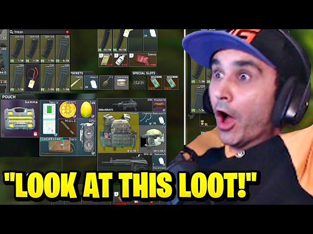 Summit1g is BLOWN AWAY at Back to Back CRAZY LOOT in Tarkov Raids!