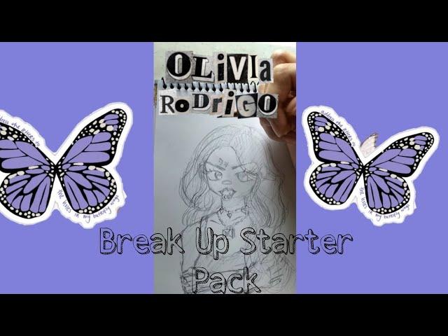 Break Up Starter Pack//Olivia Rodrigo//SOUR//SPEEDPAINT