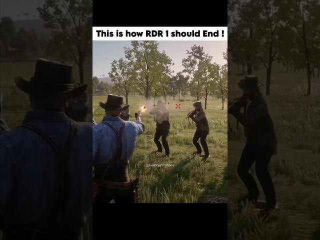 RDR 1 should end like this #rdr2 #shorts  #maxkeyyt