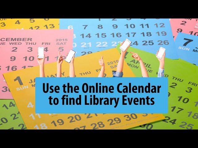 How to use Plano Public Library's New Online Calendar