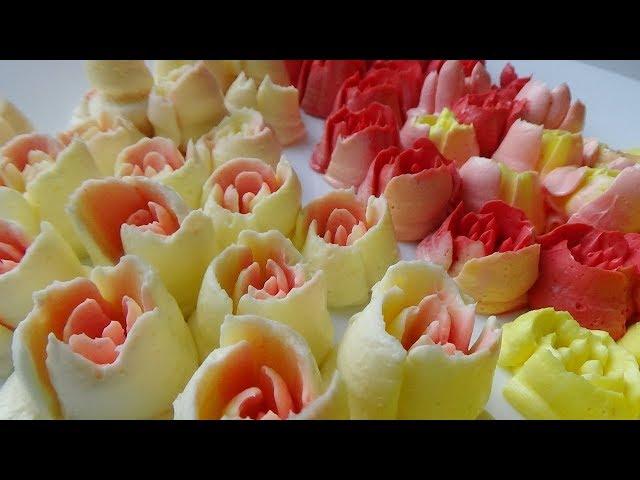 Тюльпаны из крема  Насадки "Тюльпан" Russian tulip piping