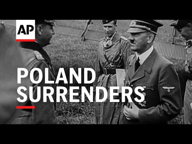 Poland surrenders - 1939 | Movietone Moment | 27 September 2024