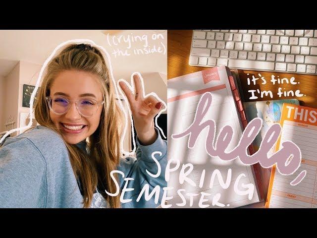 prep with me for a CRAZY college semester. a vlog.