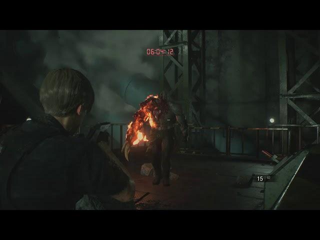 Resident Evil 2 Remake - Defeating Super Tyrant Under 5 Minutes [Standard Mode]