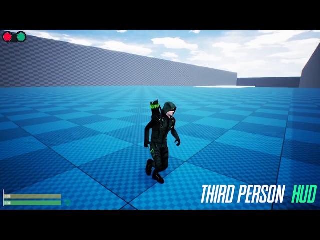 UE4: Third person HUD (Showcase)