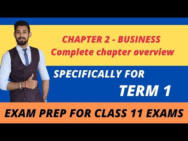 Chapter 2 | business Class 11 | Revision - overview