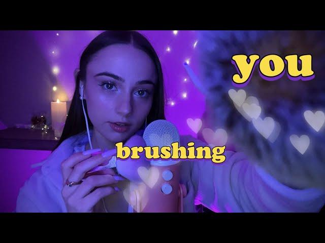 ASMR Brushing You to Sleep  actual camera + mic brushing 