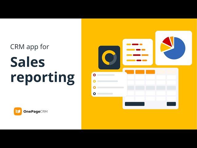 CRM for sales reports | CRM Reporting