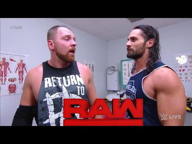 Dean Ambrose Confronts Seth Rollins : WWE RAW : October 1. 2018