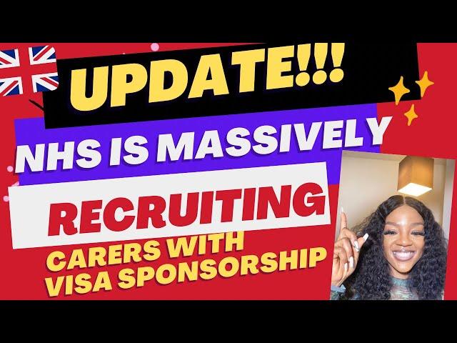 NHS IS MASSIVELY RECRUITING CARERS WITH SPONSORSHIP | REMAIN WITH DEPENDANTS | HERE IS WHAT YOU