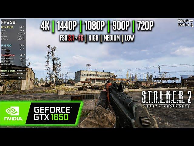 GTX 1650 | S.T.A.L.K.E.R. 2 Heart of Chornobyl - Update 1.0.2