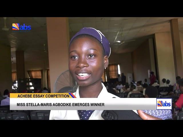 `Achebe Essay Competition` Miss Stella Maris Agbodike Emerges Winner