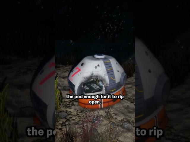 How did Lifepod 7 rip open in Subnautica?