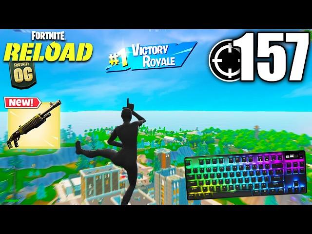 Apex Pro TKL ASMR  157 Kills Solo vs Squads  Satisfying Keyboard OG Fortnite Reload 540 FPS 4K