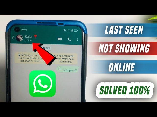 Online and last Seen Not Showing on WhatsApp |whatsapp last seen not show|whatsapp last Seen Problem