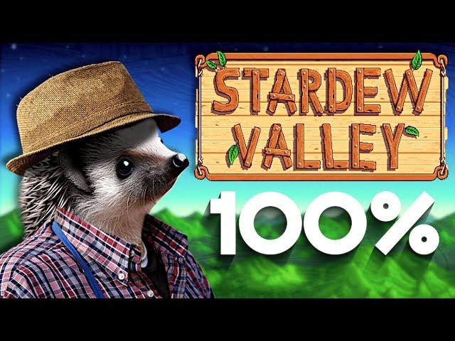 I Played 100% Of Stardew Valley...