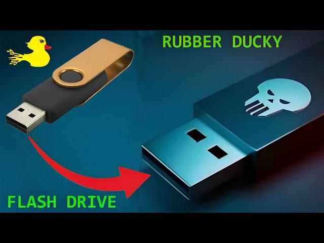 Turning a regular USB flash drive into a USB rubber ducky | DIY rubber ducky | Pendrive to bad USB