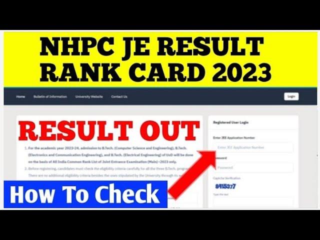 nhpc result 2023|nhpc je result 2023|nhpc result|nhpc ka result kab aaega|nhpc cut off 2023