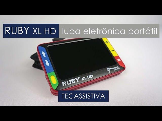 Tecassistiva | Lupa Eletrônica Portátil Ruby XL HD