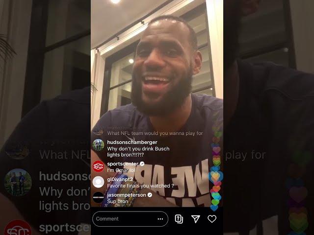 I spoke with LeBron James! #shorts