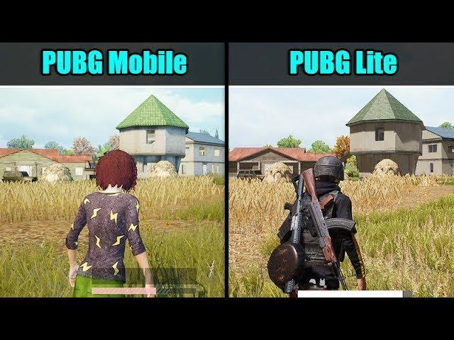 PUBG Mobile vs PUBG Lite PC (Graphics & FPS Comparison)