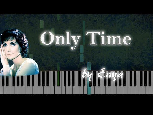 Enya - Only Time - EASY Piano Tutorial