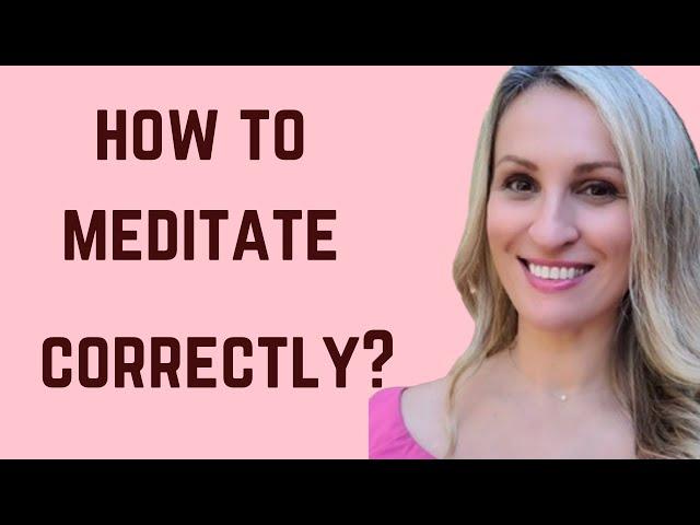 How To Meditate Correctly? Beginner Meditation | DHARMA CHAKRA Meditation