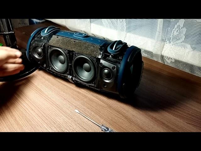 как снять сетку с колонки jbl xtreme 3