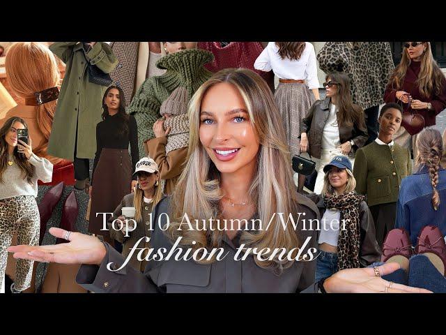 TOP 10 AUTUMN FASHION TRENDS 2024 - wearable trends for fall