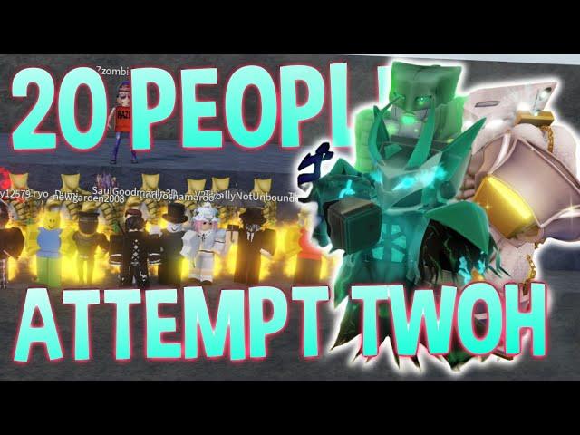 [YBA] 20 PEOPLE ATTEMPT TWOH SKIN...