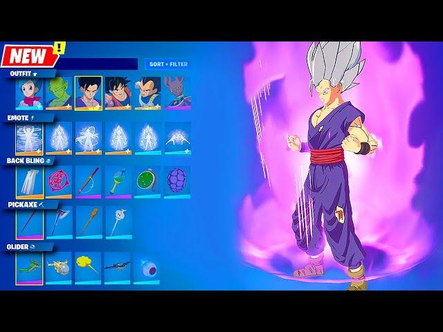 All Dragon Ball Skins, Emotes, and Items Fortnite