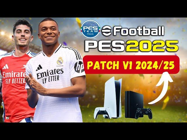 PES 2021 TUTORIAL PS4-PS5-PC | PATCH V1 con loghi, divise e rose AGGIORNATE STAGIONE 2024-2025