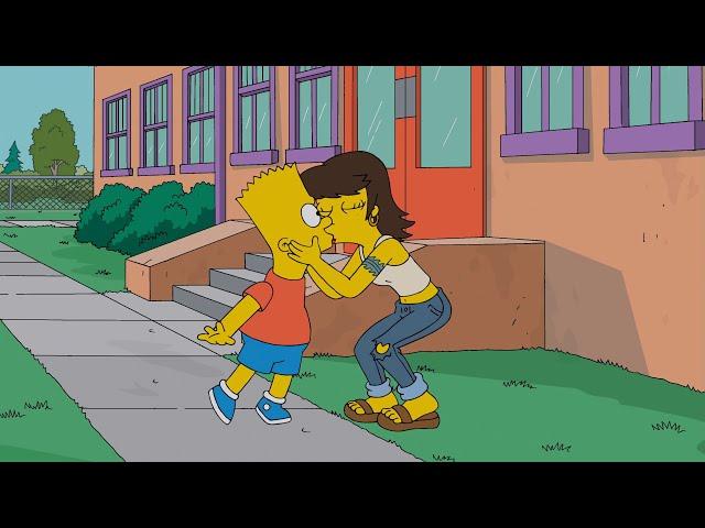 Shauna Kisses Bart To Make Someone Jealous - The Simpsons