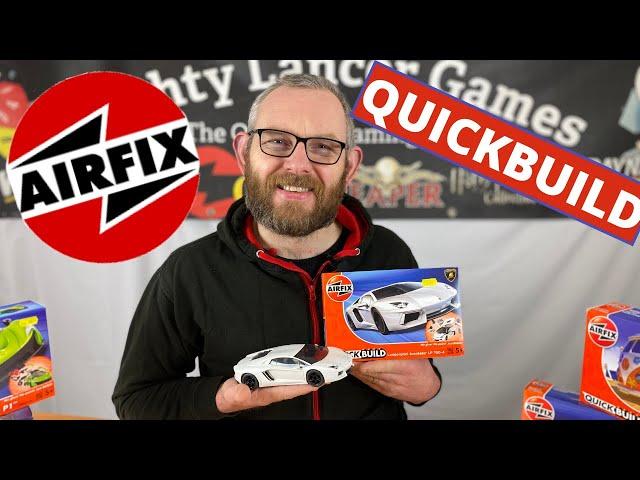 Airfix QUICKBUILD Lamborghini Aventador | ManVsKit | Who Needs Instructions? | Unboxing & Building