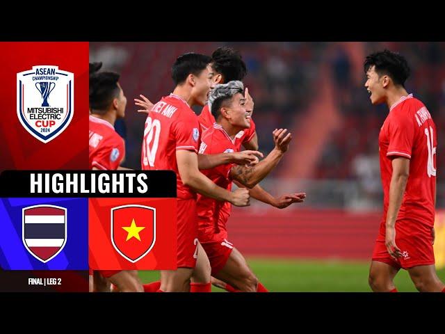  THAILAND 2-3 VIETNAM  (3-5 AGG.) | #MITSUBISHIELECTRICCUP 2024 FINAL LEG 2