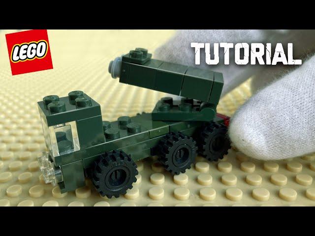 Make a mini HIMARS rocket system in Lego (Tutorial)