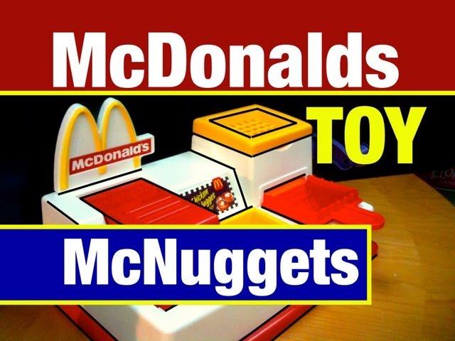 McDonalds Toys McNugget Maker Playset Vintage McDonalds Snack Food Maker Toy Review Mike Mozart