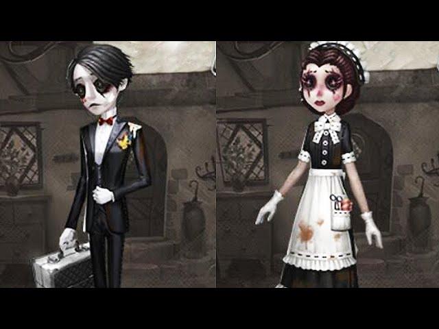 New "Banquet Butler" (Embalmer) and "Banquet Maid" (Doctor) B Costumes will be in store / Identity V