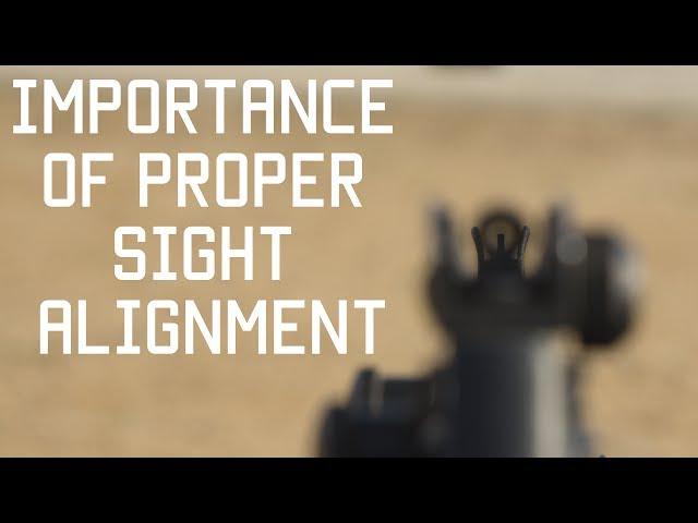 How to Shoot More Accurately | Proper Sight Alignment  | Tactical Rifleman