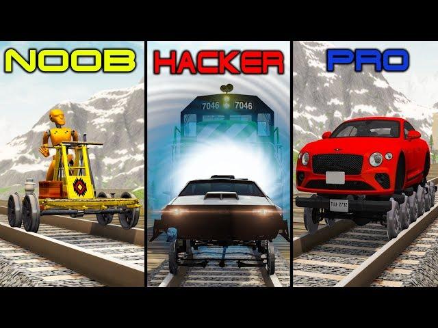 NOOB vs PRO vs HACKER #22 - Beamng drive